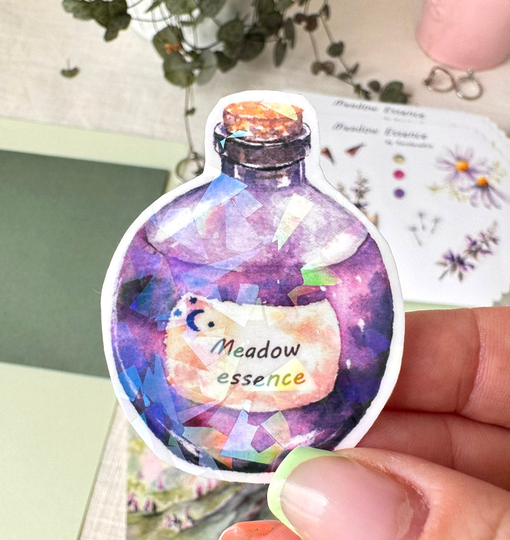 Meadow Essence Bottle Sticker
