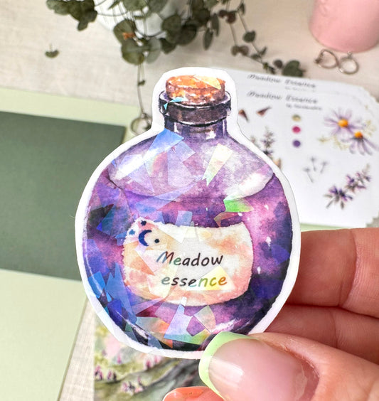 Meadow Essence Bottle Sticker