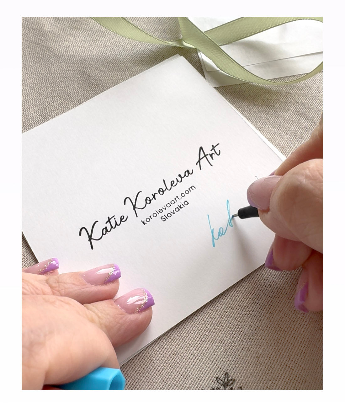 Miniature art print set of original paintings by Koroleva Art