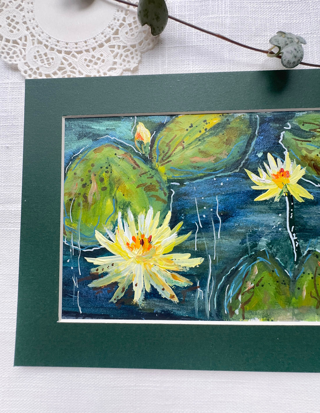Golden Water Lilies
