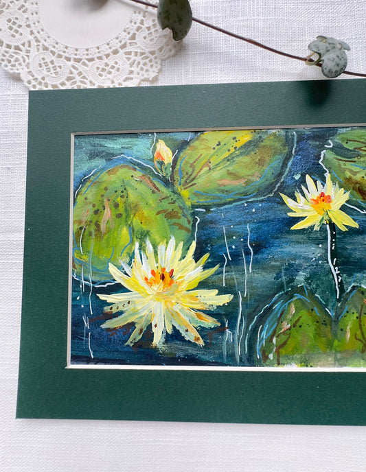 Golden Water Lilies