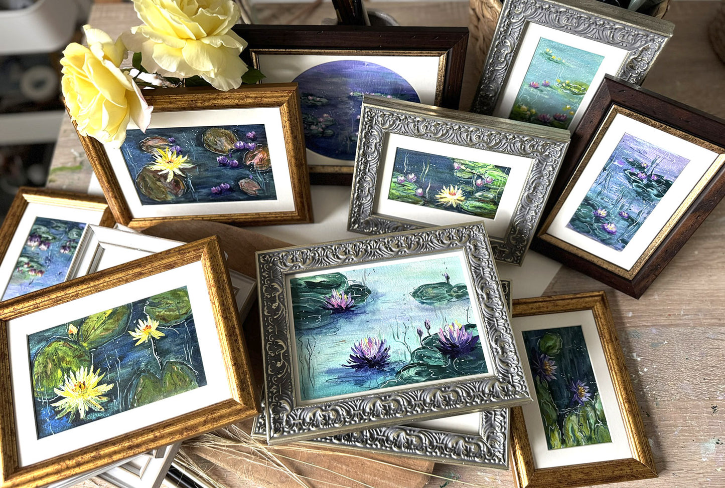Moonlit Lilies - September Artist Diary