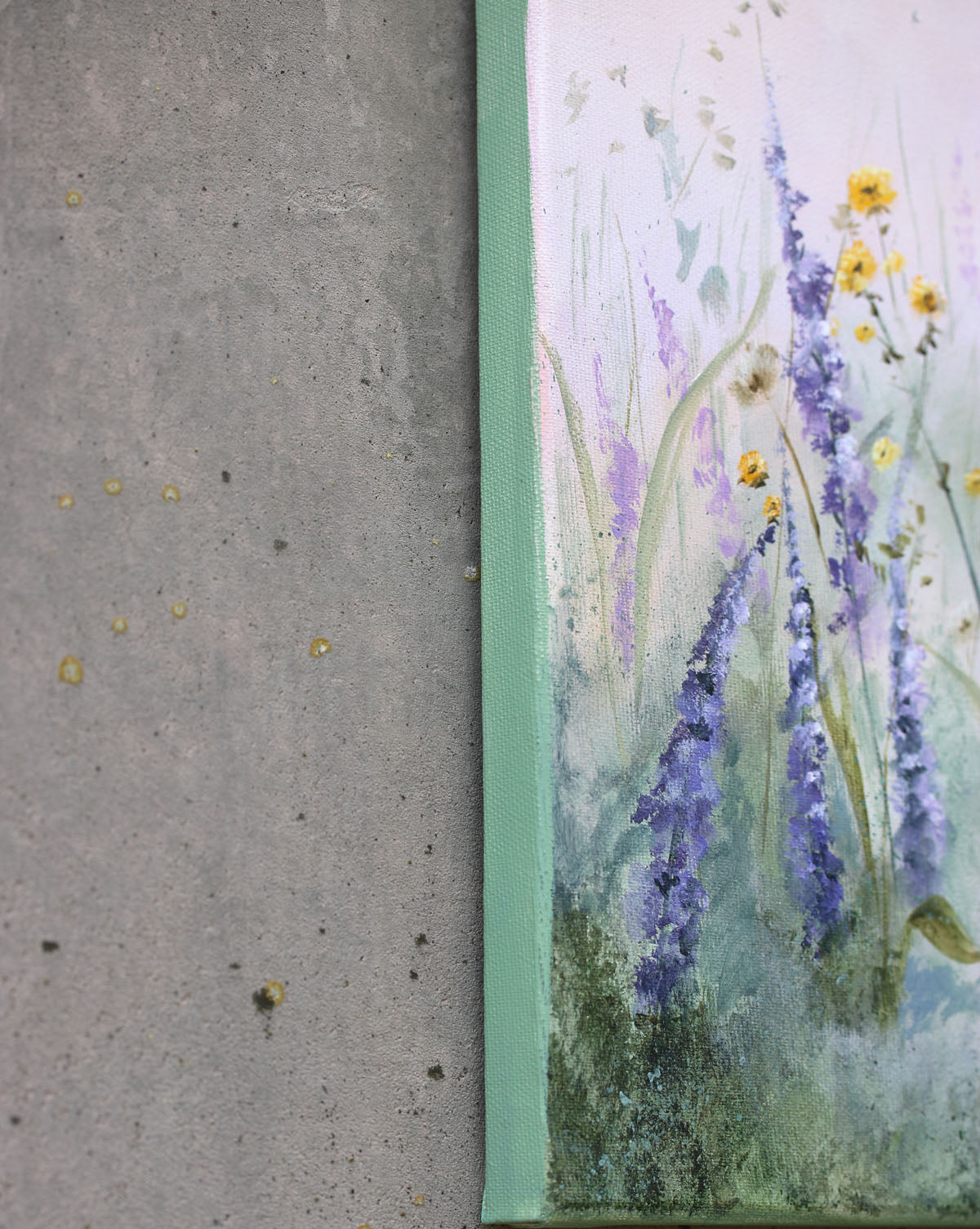 Lupines and Chamomile Drift