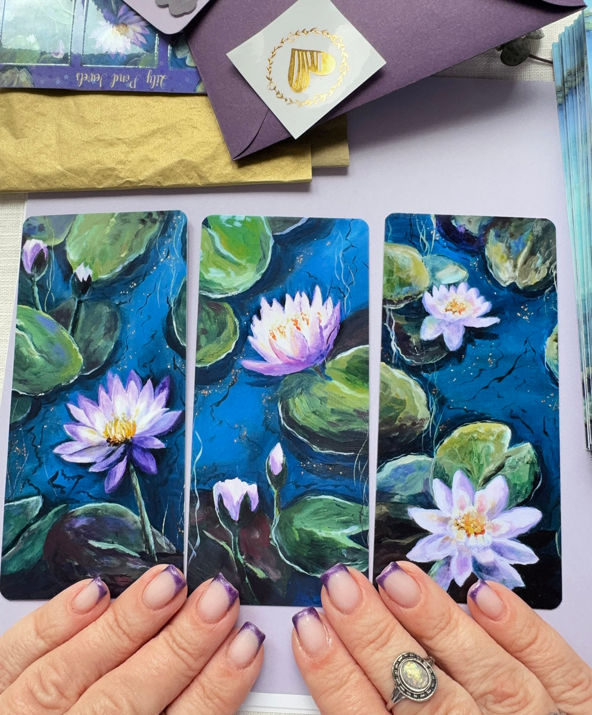 Lily Pond Jewels. June Snail Mail Catch-Up