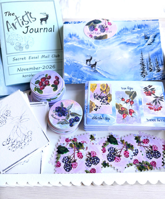 Secret Easel Art Club - Monthly Letter