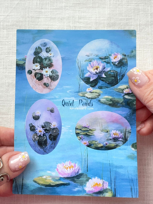 Quiet Ponds Sticker Sheet