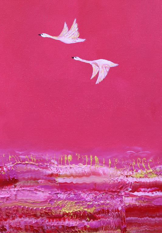 Radiant pink 50x40cm