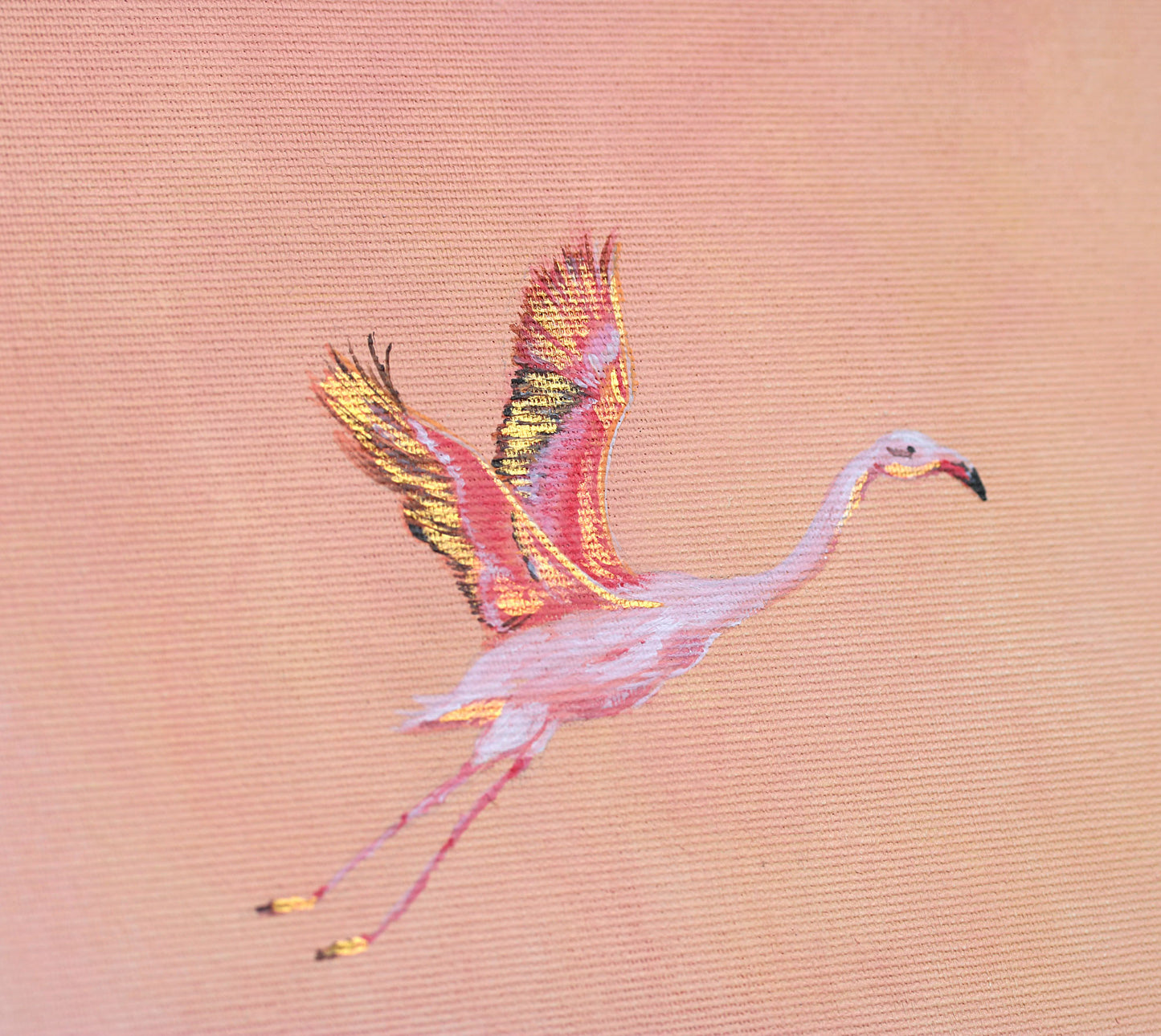 Flamingo's golden dream 30x40cm