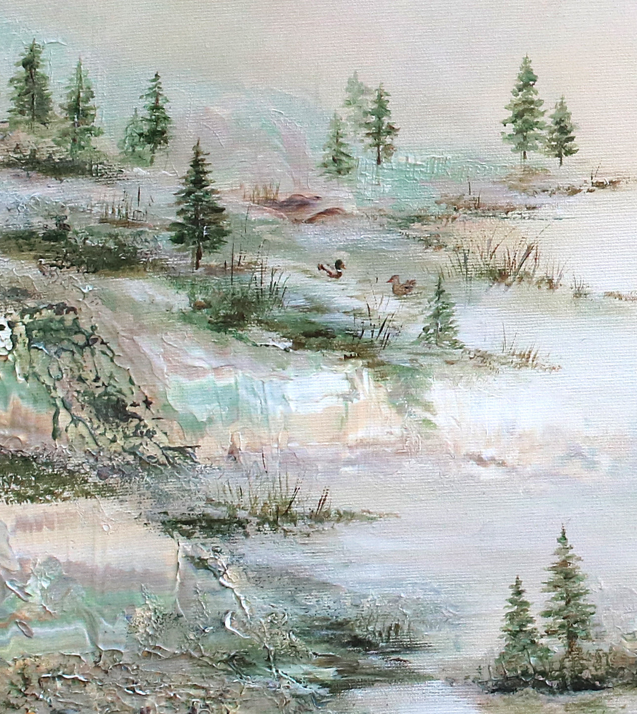 The Elk´s Marshland Reverie 50x80cm