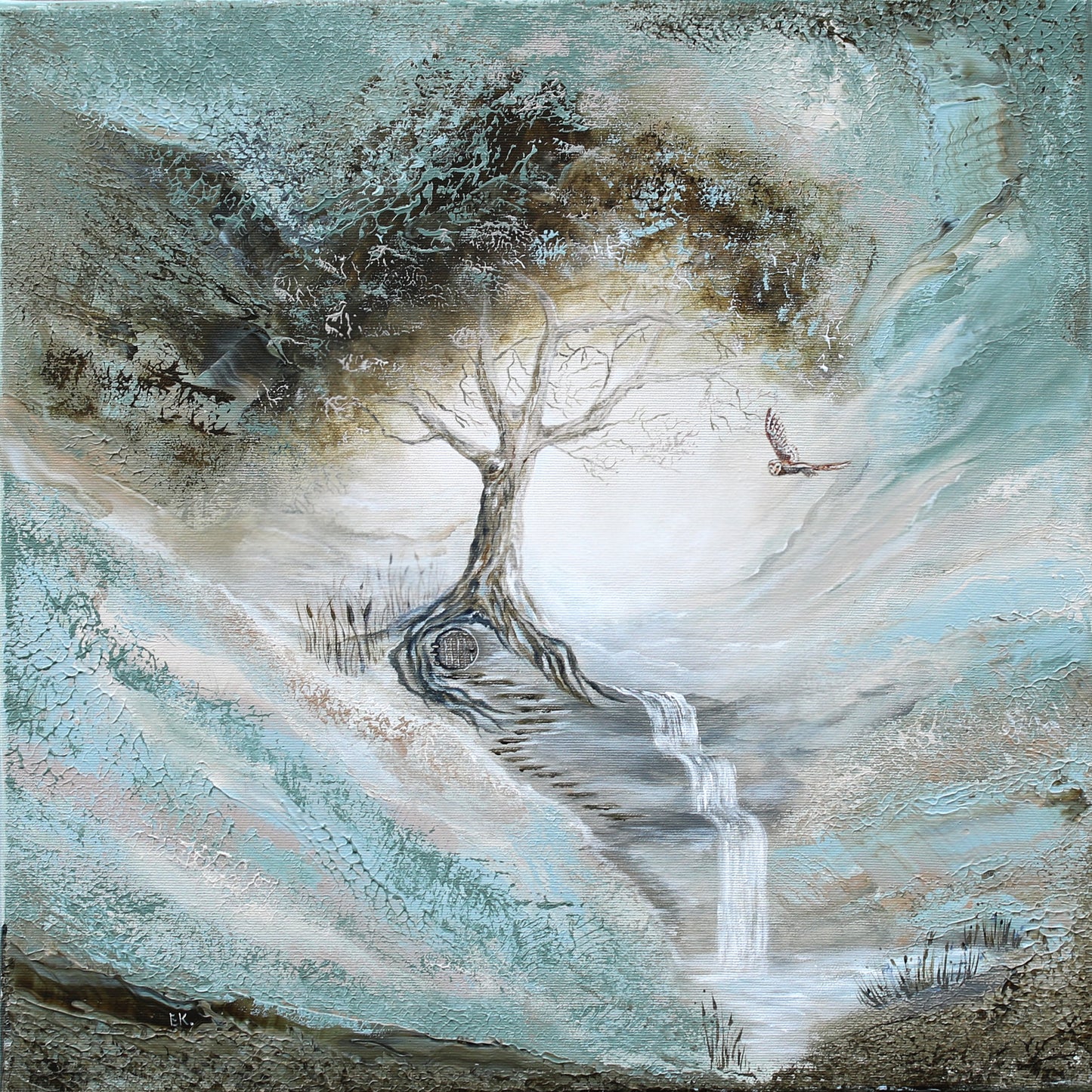 Echoes of Solitude 50x50cm