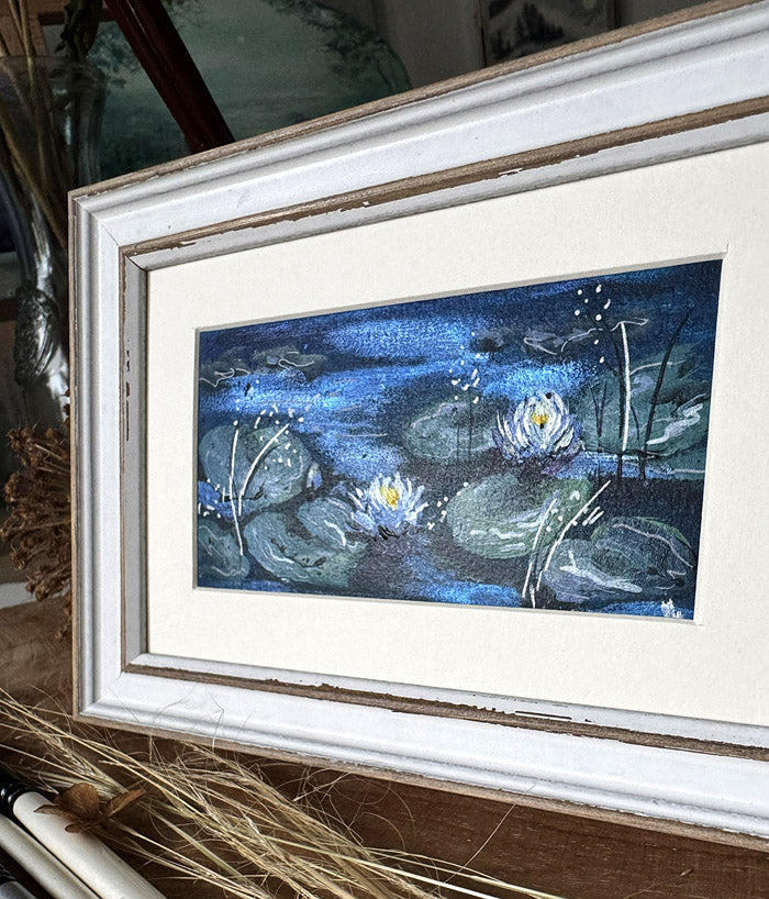 Deep Blue Pond - September Artist Diary