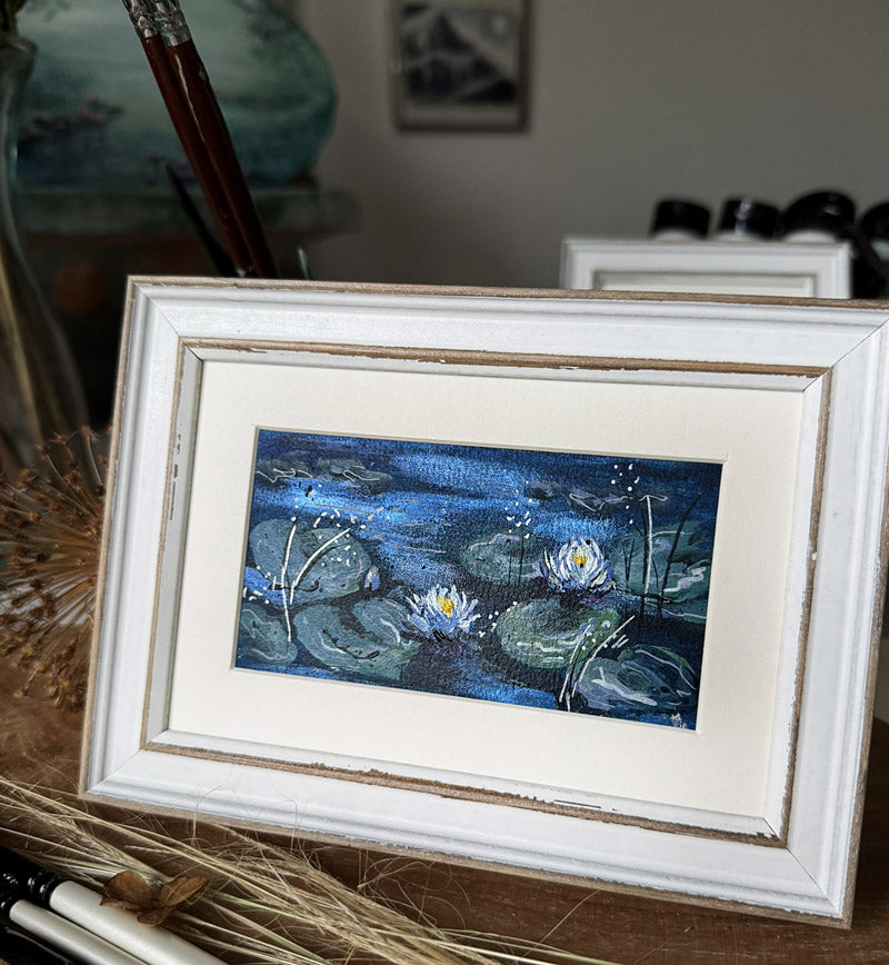 Deep Blue Pond - September Artist Diary