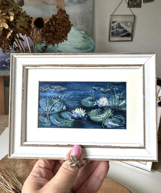 Deep Blue Pond - September Artist Diary