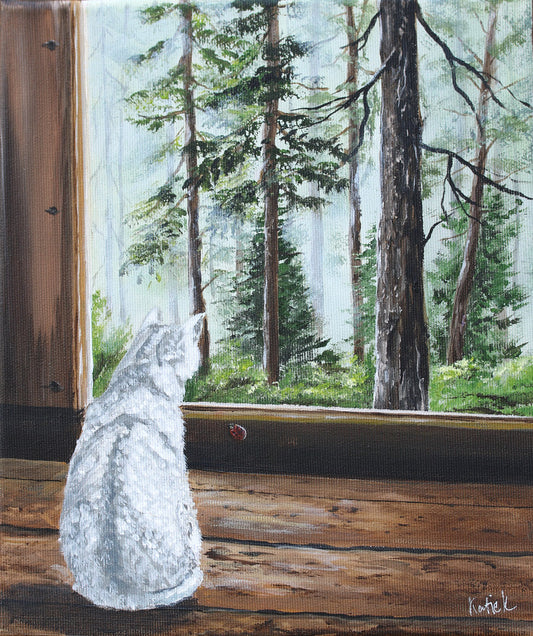 Sitting home 25x30cm