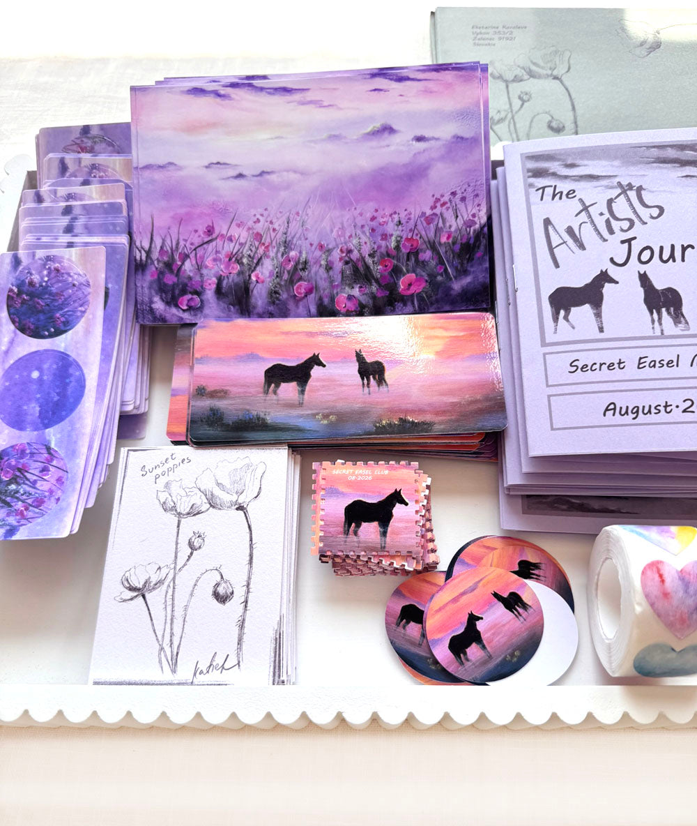 Secret Easel Art Club - Monthly Letter