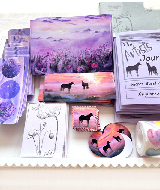 Secret Easel Art Club - Monthly Letter