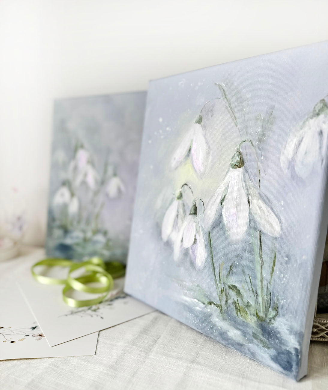 Snowdrops in the Morning Haze I