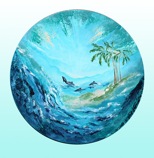 The gravity of blue 40cm