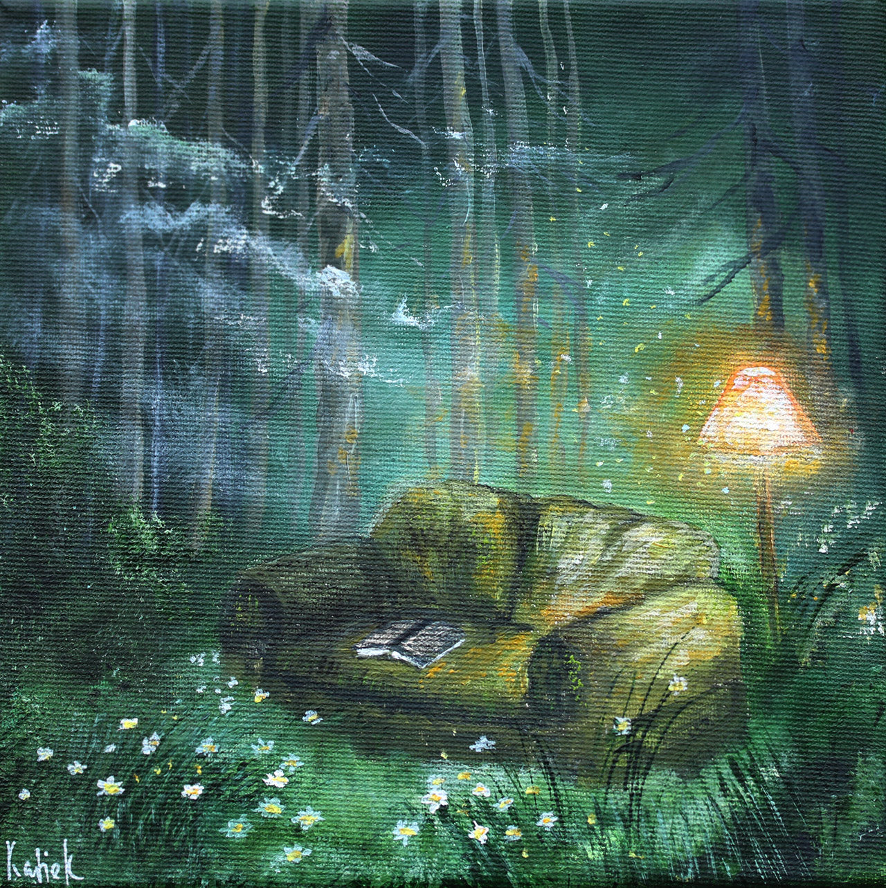 The pages between time 20x20cm