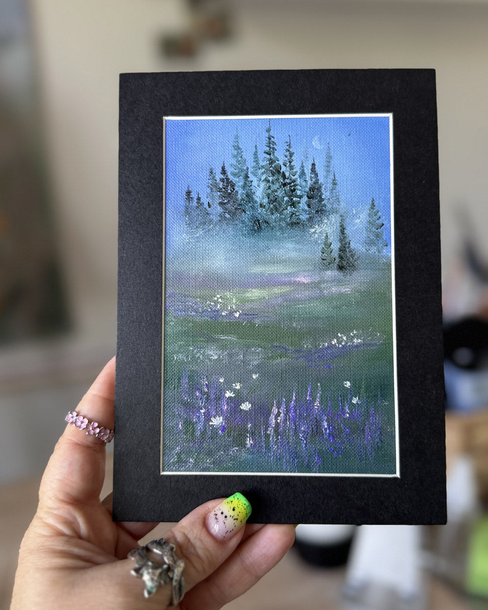 Nightfall in Bloom - August Diary Page
