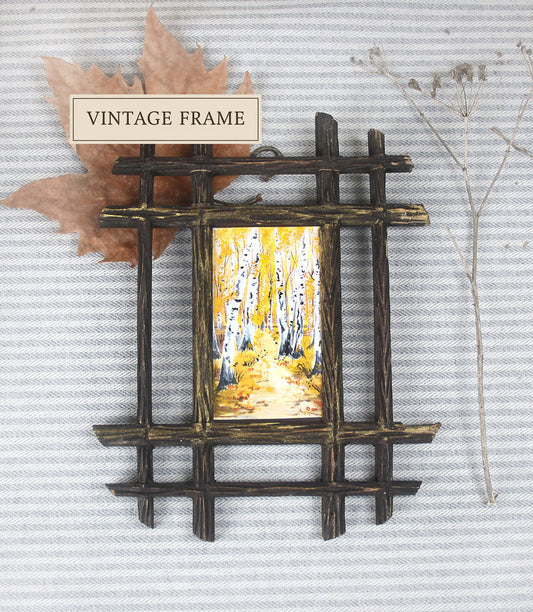 Rustic Autumn - Birch Forest Mini Original