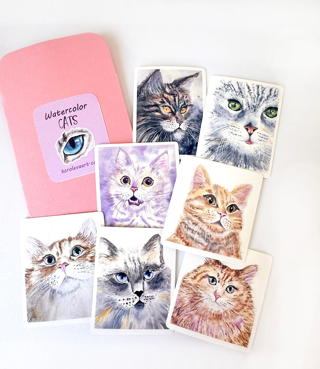 Artisan cats stickers collection