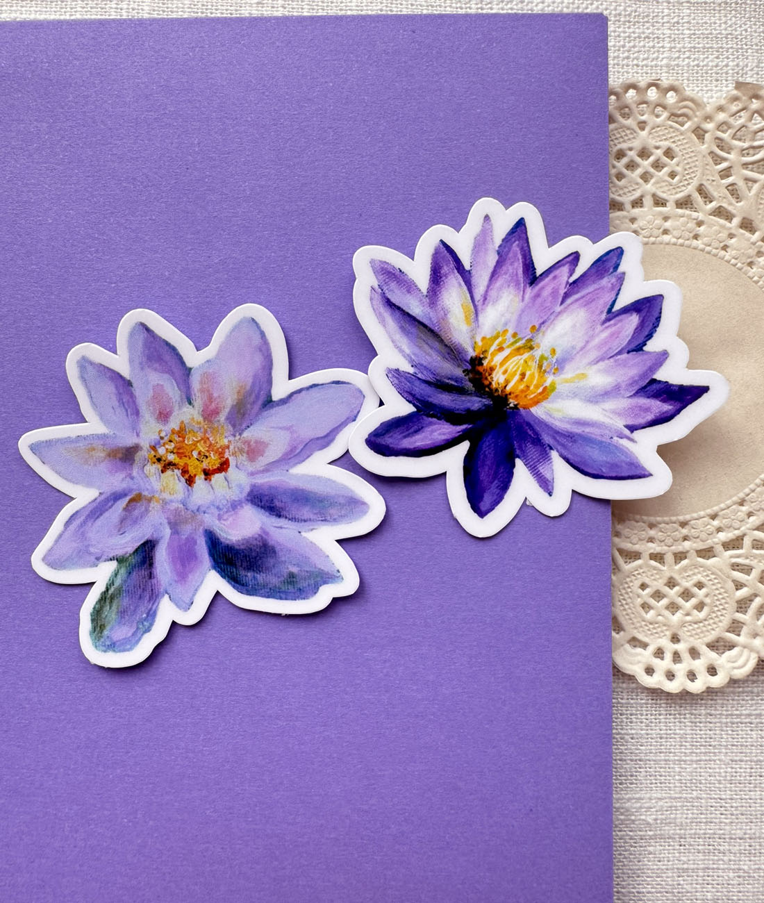 Waterlilies Sticker Duo