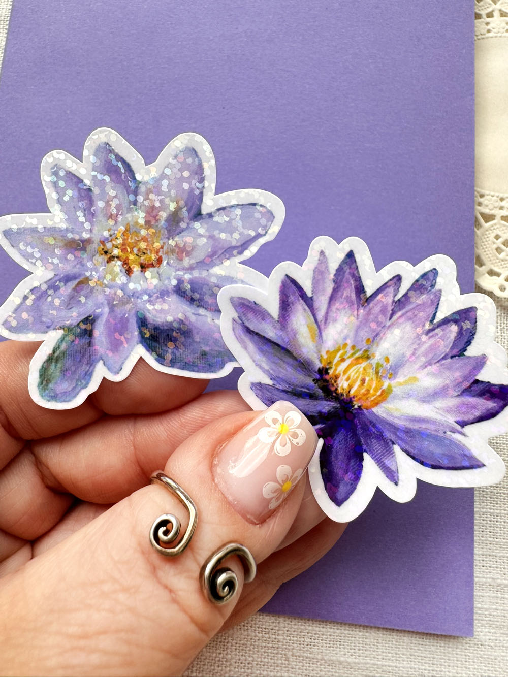 Waterlilies Sticker Duo