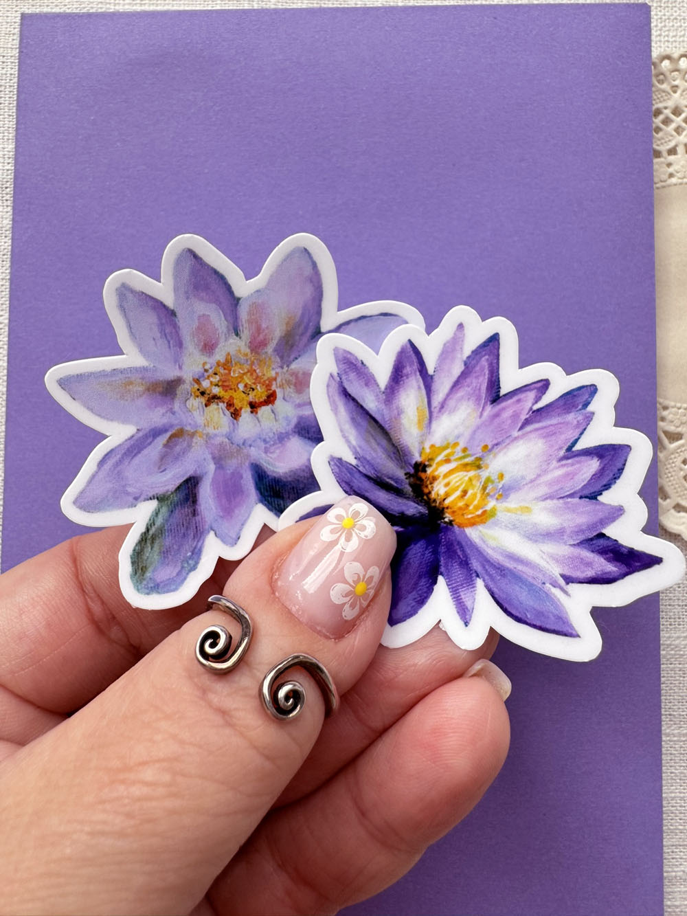 Waterlilies Sticker Duo