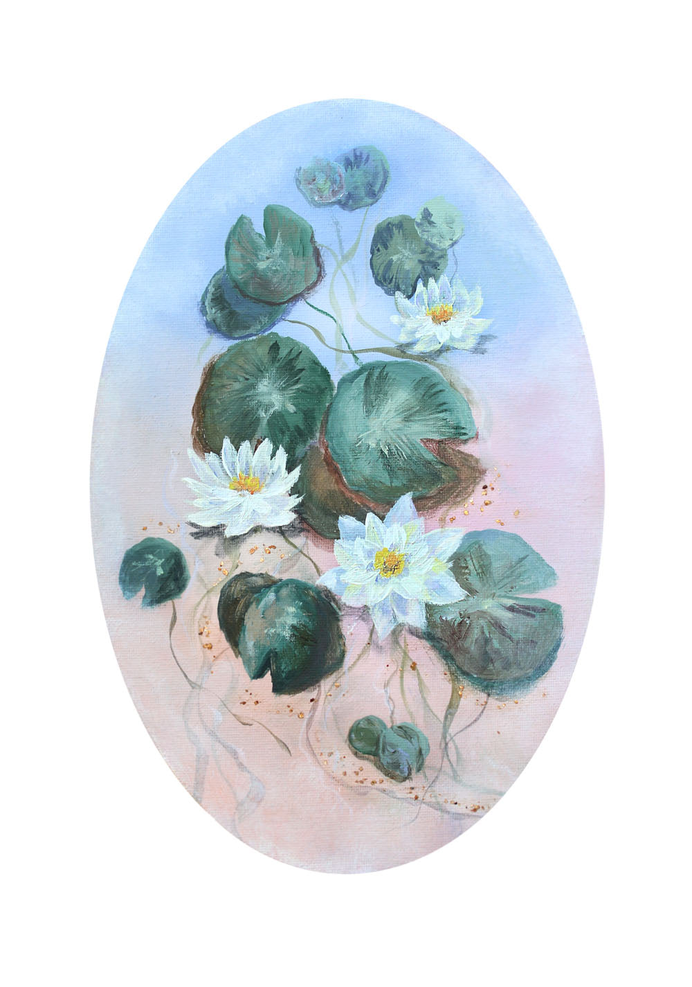 The Pond Keeps Its Treasures (in pink) - Print