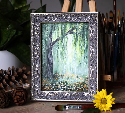 Under the willow tree