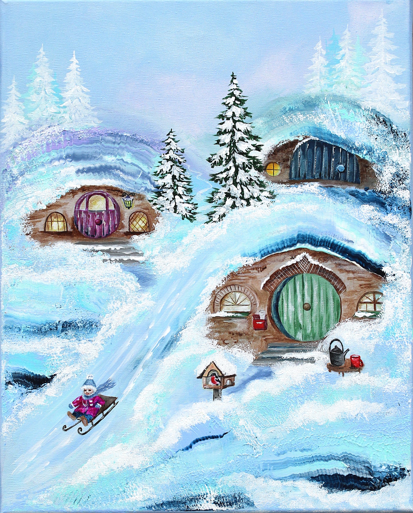 Winter fun 40x50cm