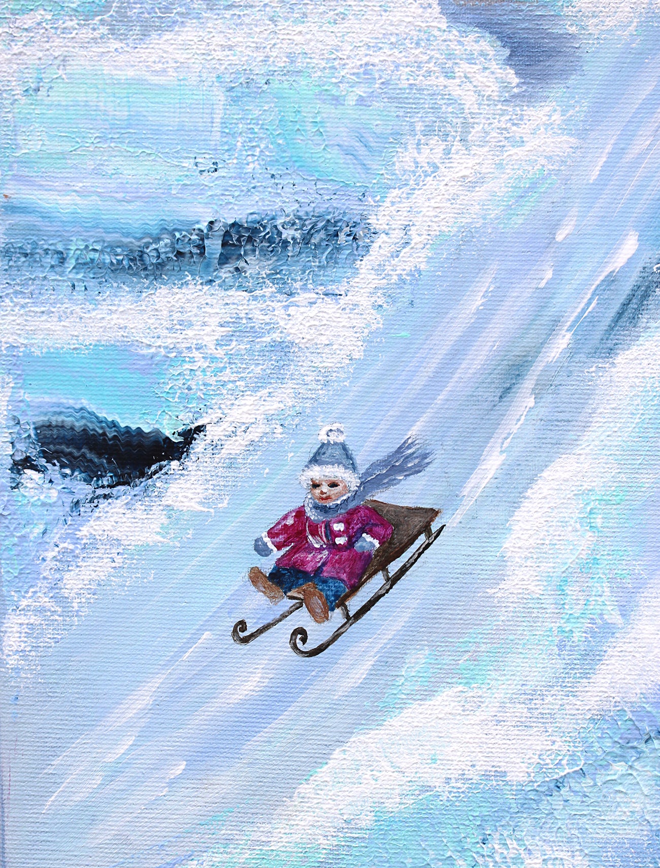 Winter fun 40x50cm